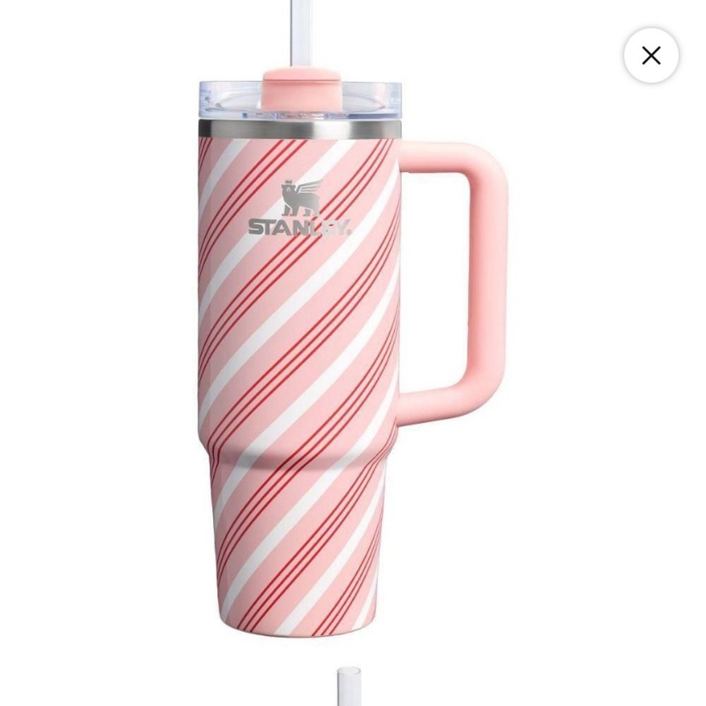 NEW Stanley Swirl Stainless Steel Quencher 30 oz Tumbler Strawberry Twist